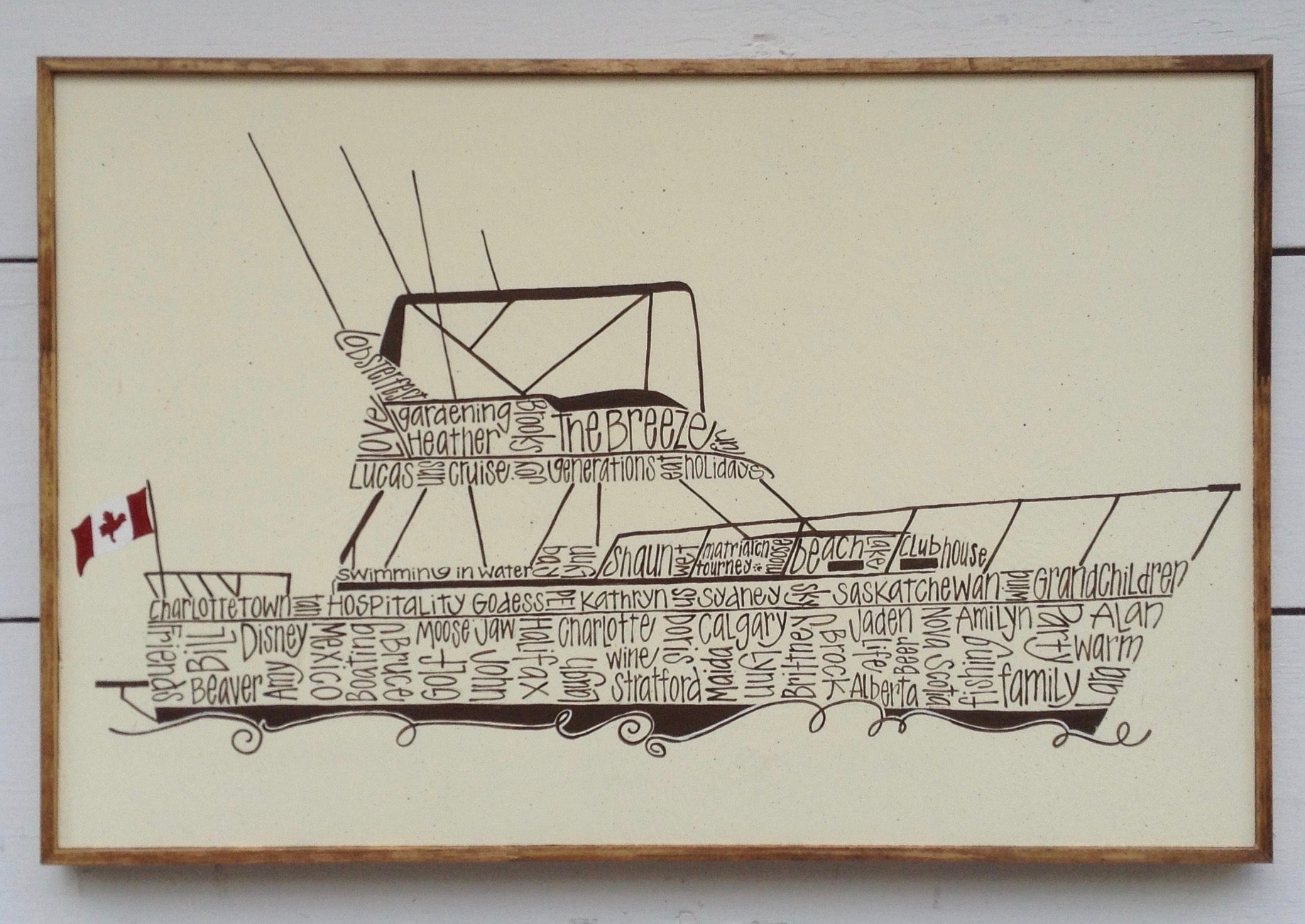 Boating your Way 16x24