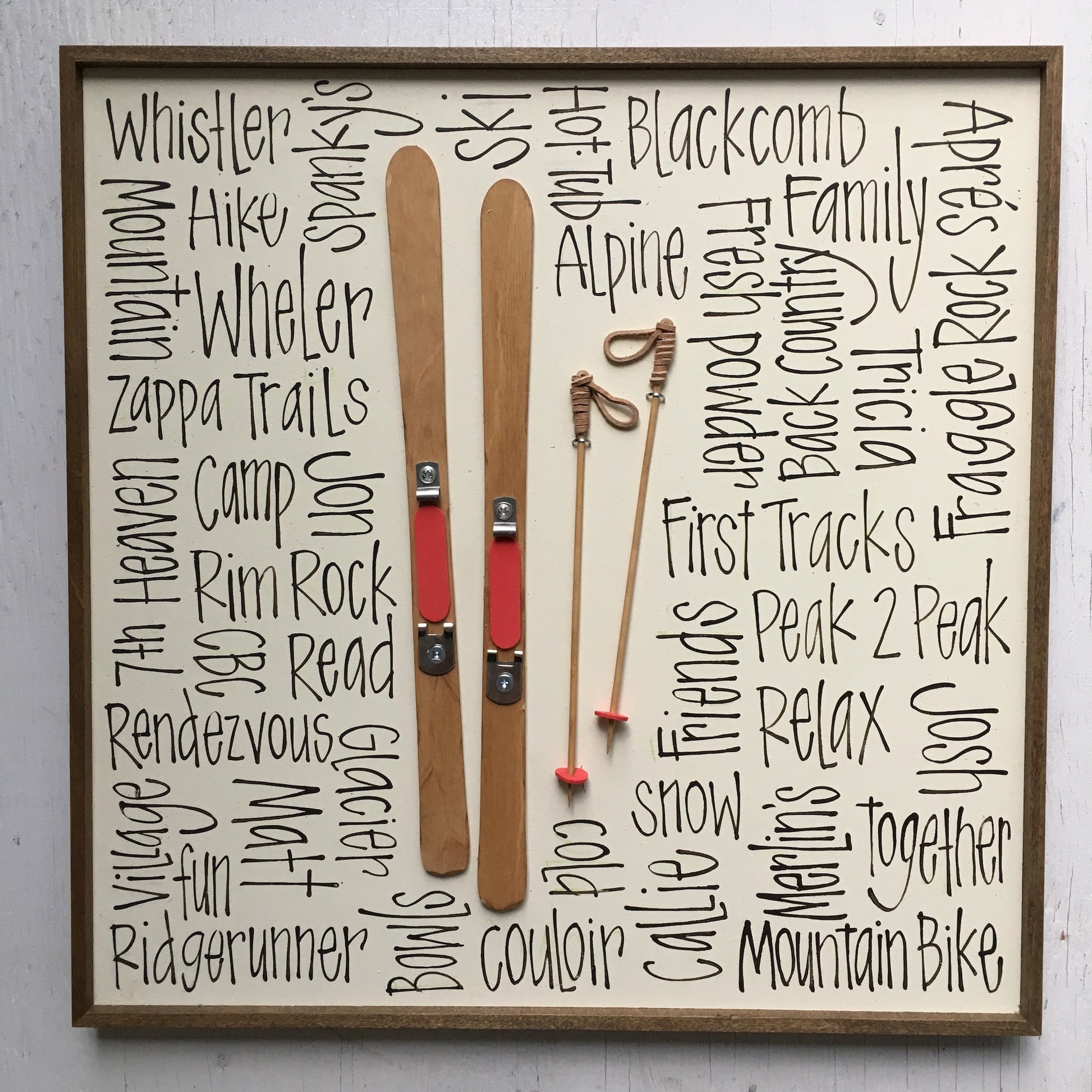 Sweet Ski Memory 16x16