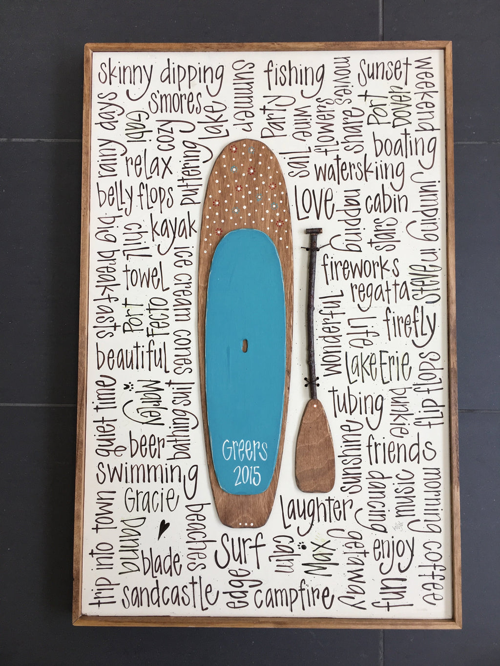 Paddleboard Passion 16x24