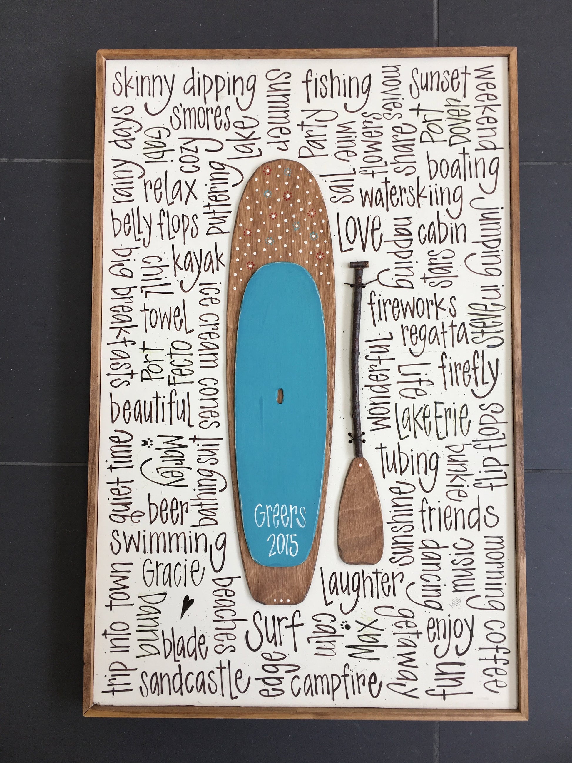 Paddleboard Passion 16x24