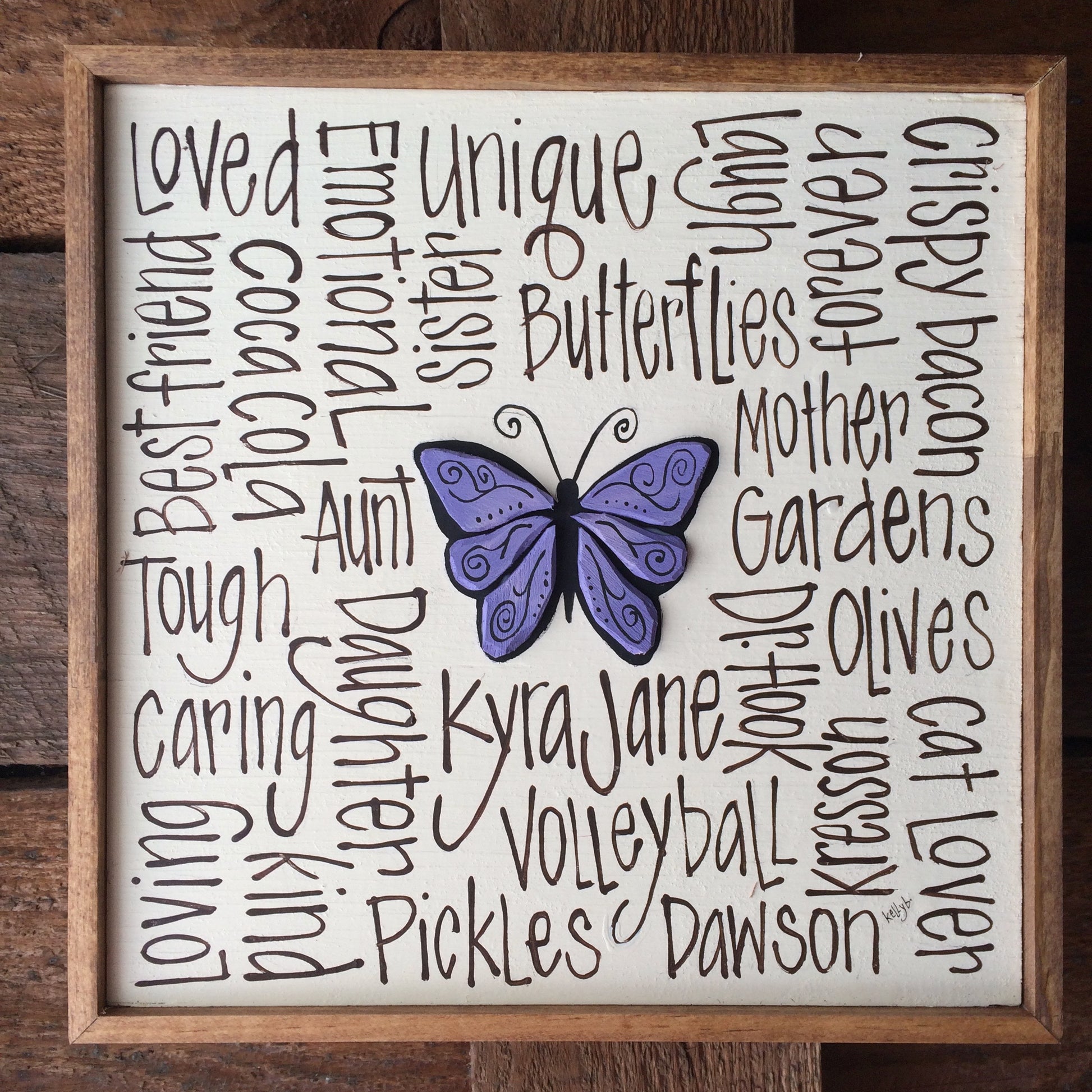 Sweet little Butterfly 10x10