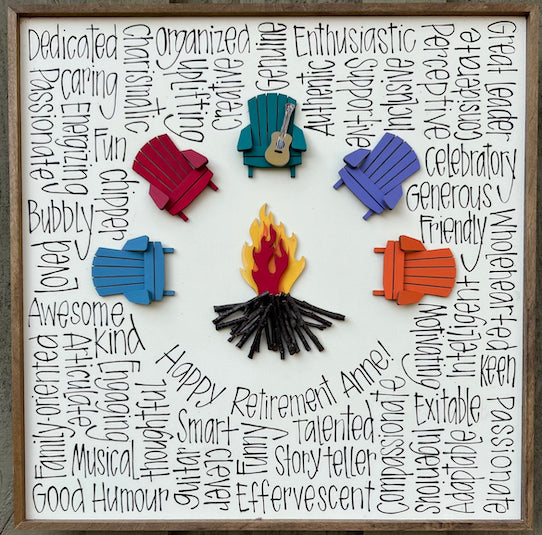 Little Circle Campfire 16x16