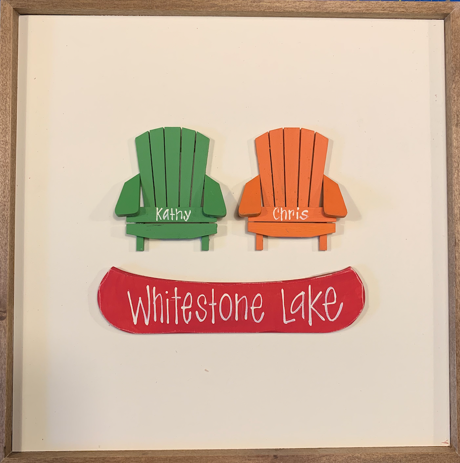 2 Mini Chairs & Canoe 10x10