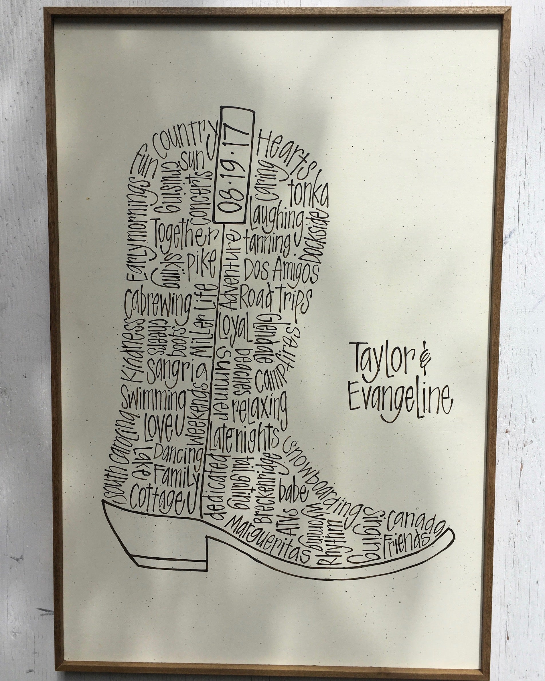 Cowboy Boot  16x24