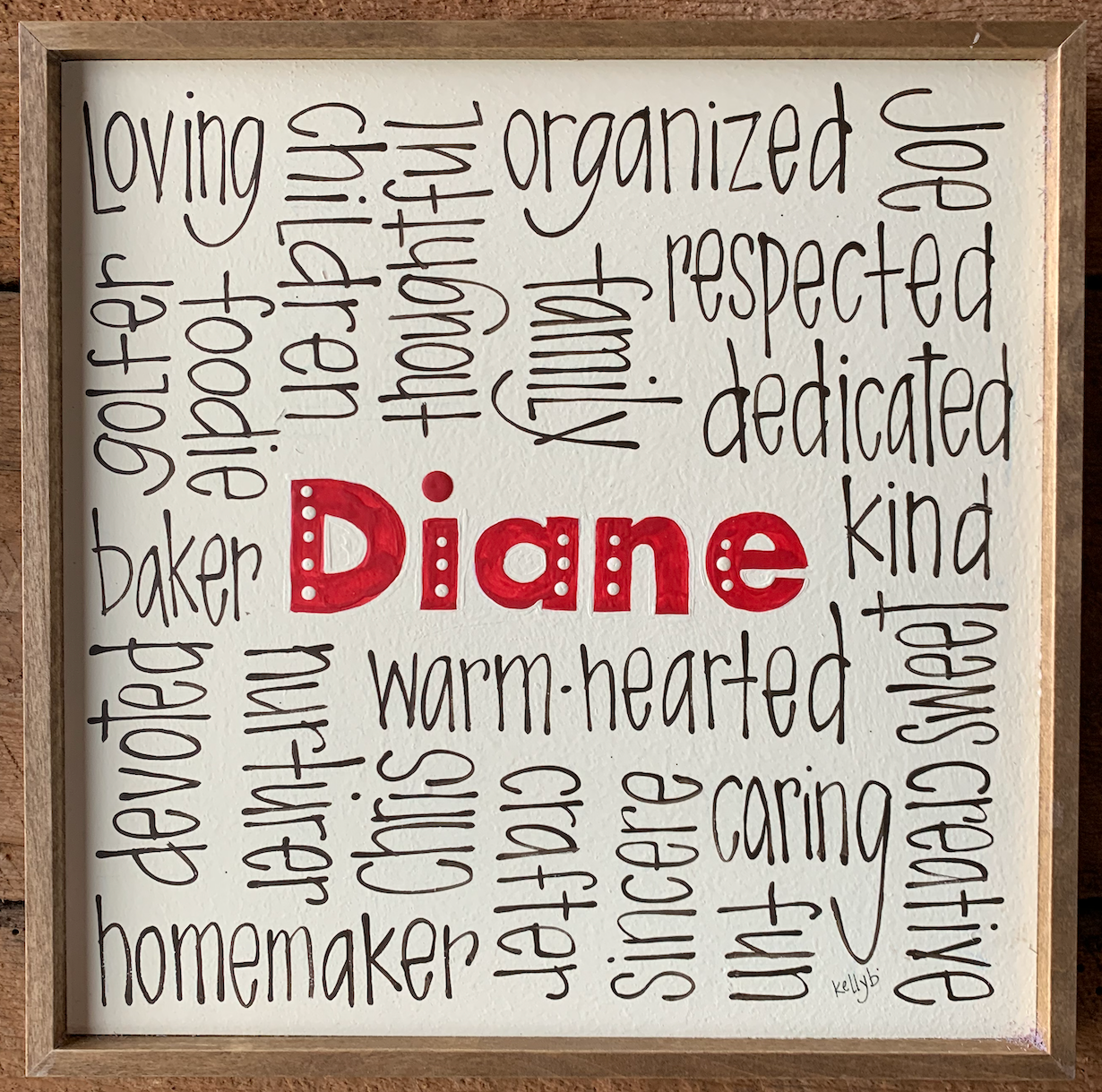 Name/Initial your Fun 10x10