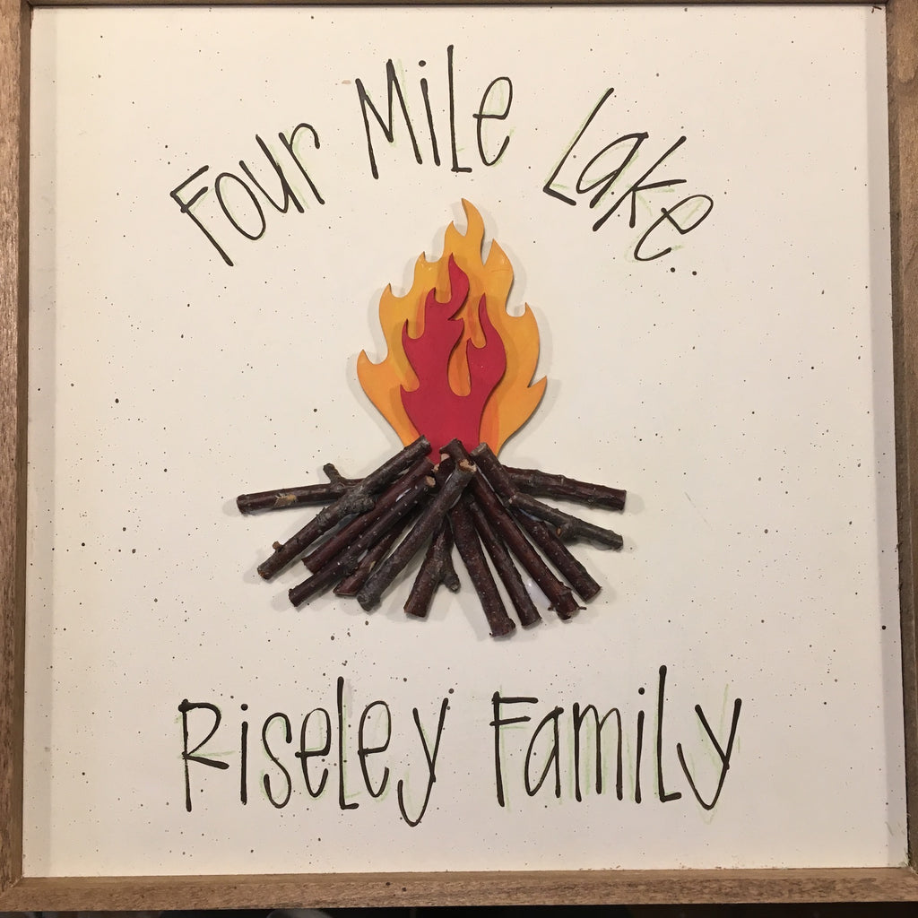 Mini Campfire Sign 10x10