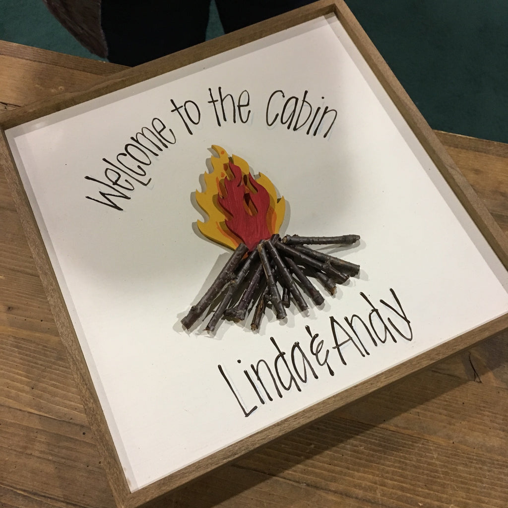 Mini Campfire Sign 10x10