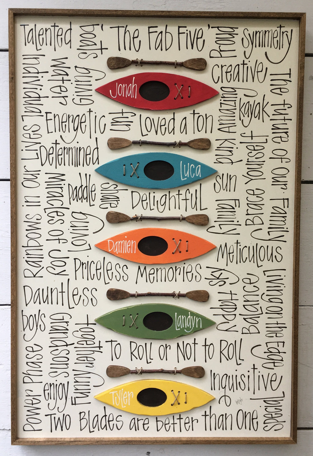 Multi Kayak Trip 16x24