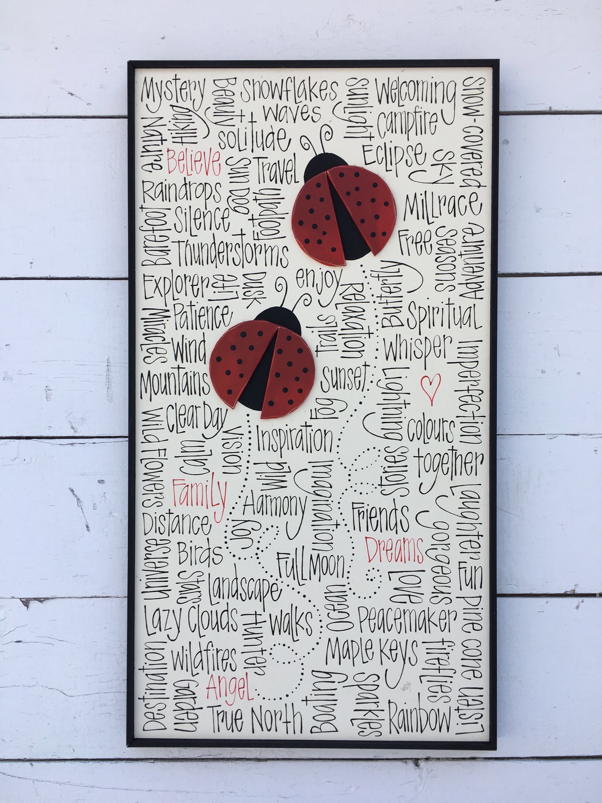 Just a Couple of Ladybugs 16x30