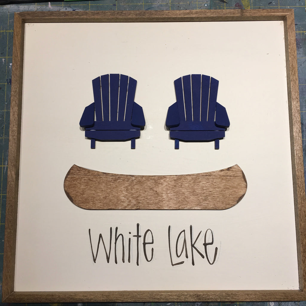 2 Mini Chairs & Canoe 10x10