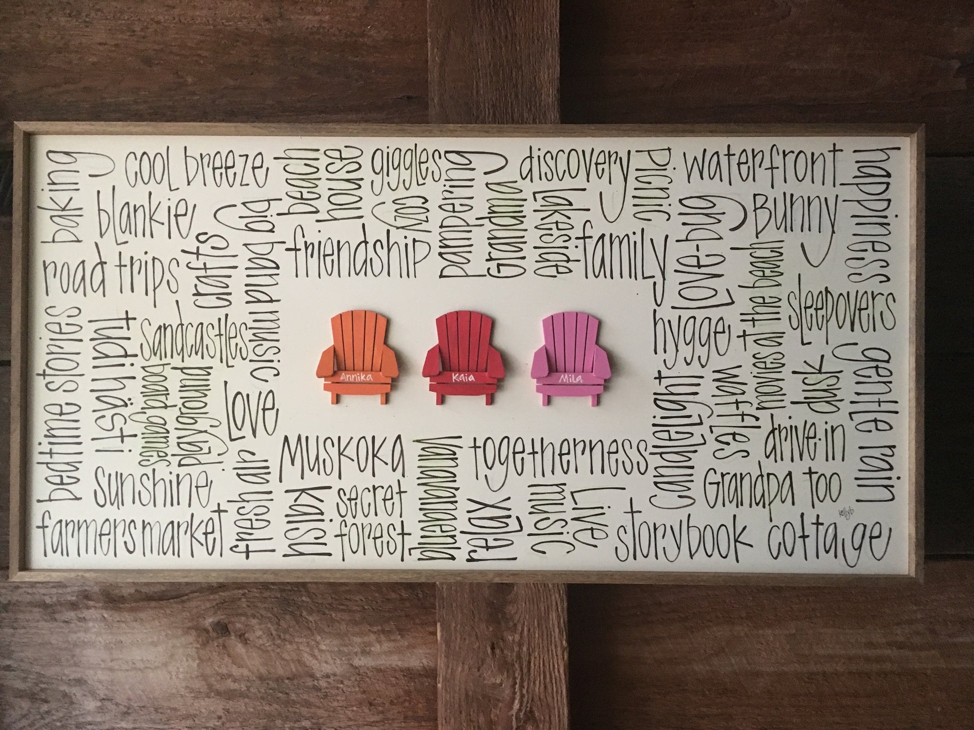 Sweet Muskoka Chair Row 12x24