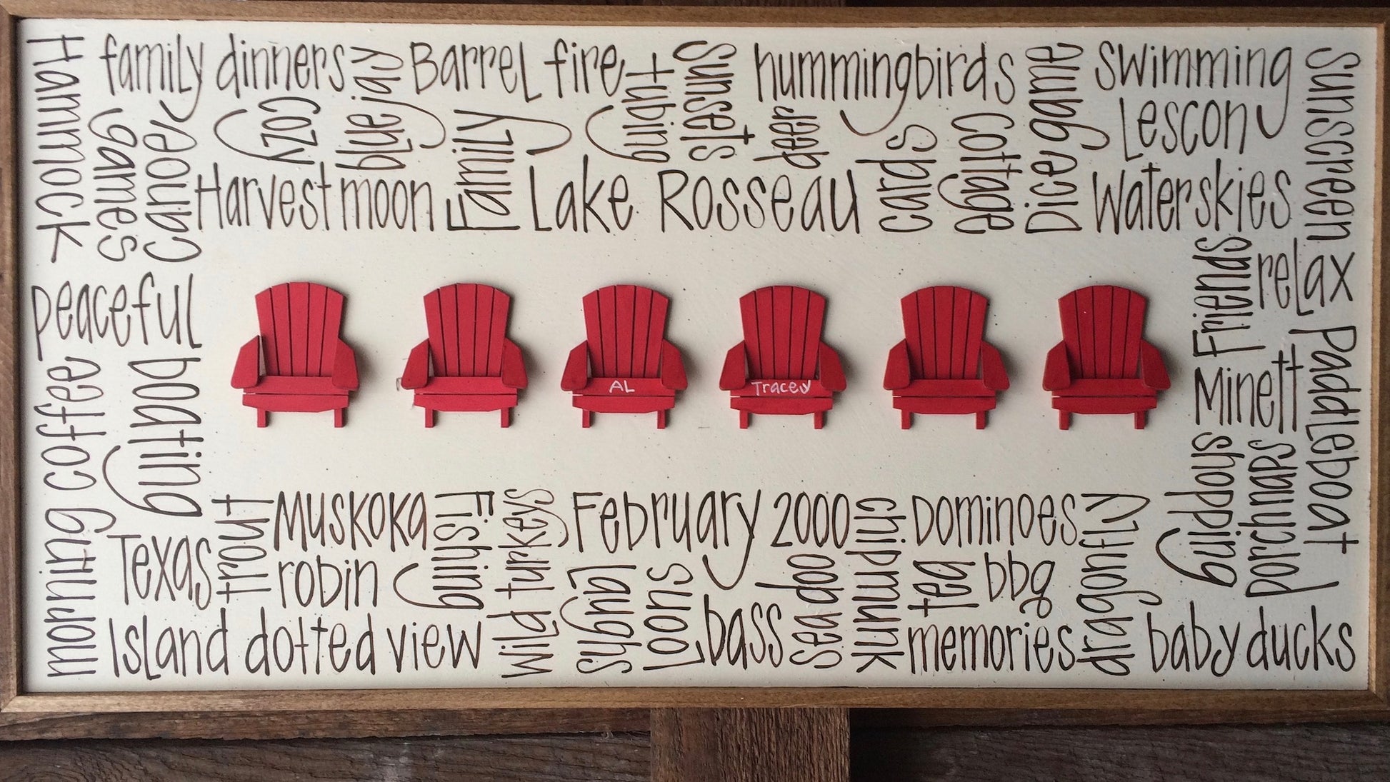 Sweet Muskoka Chair Row 12x24
