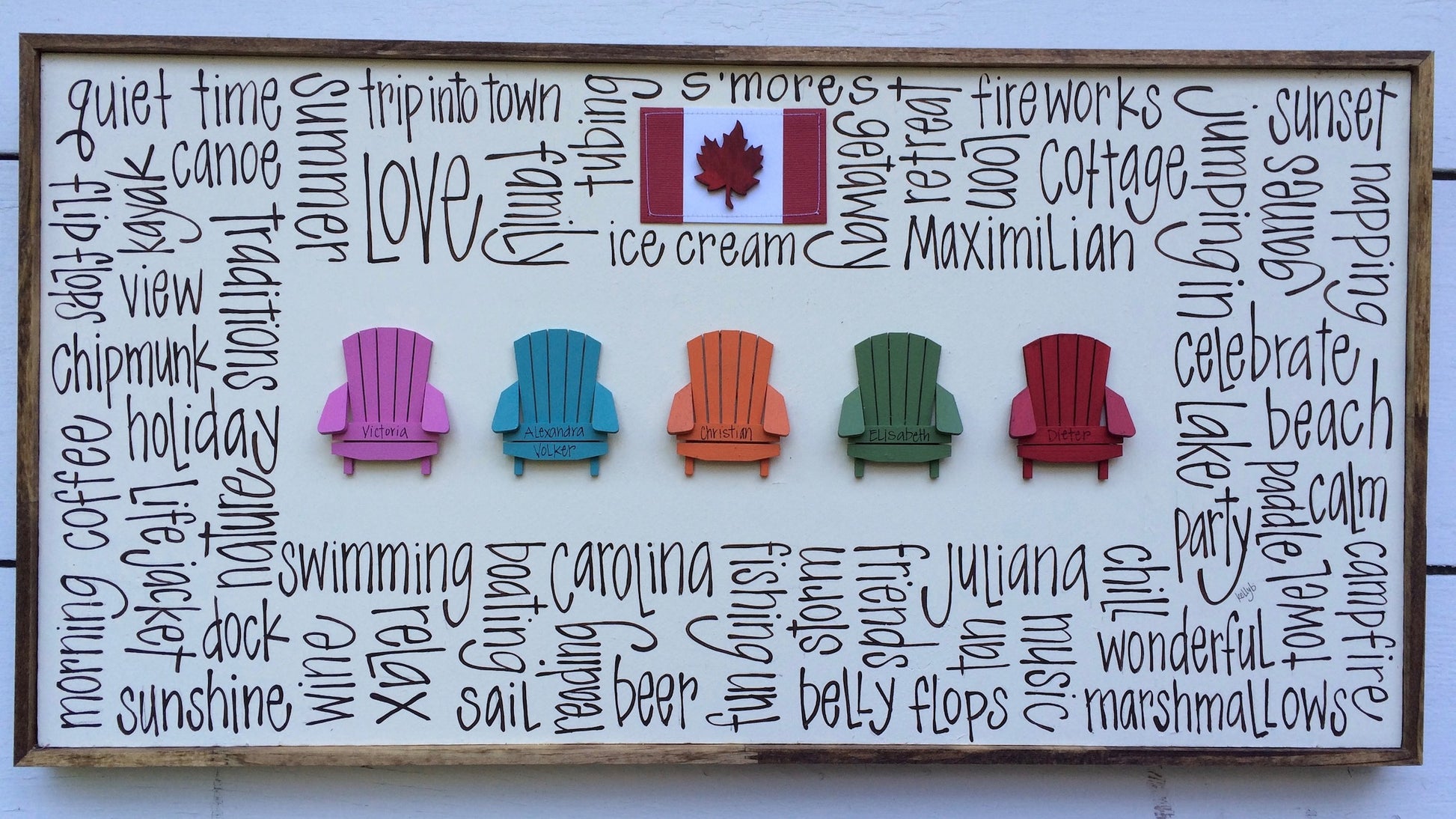 Sweet Muskoka Chair Row 12x24