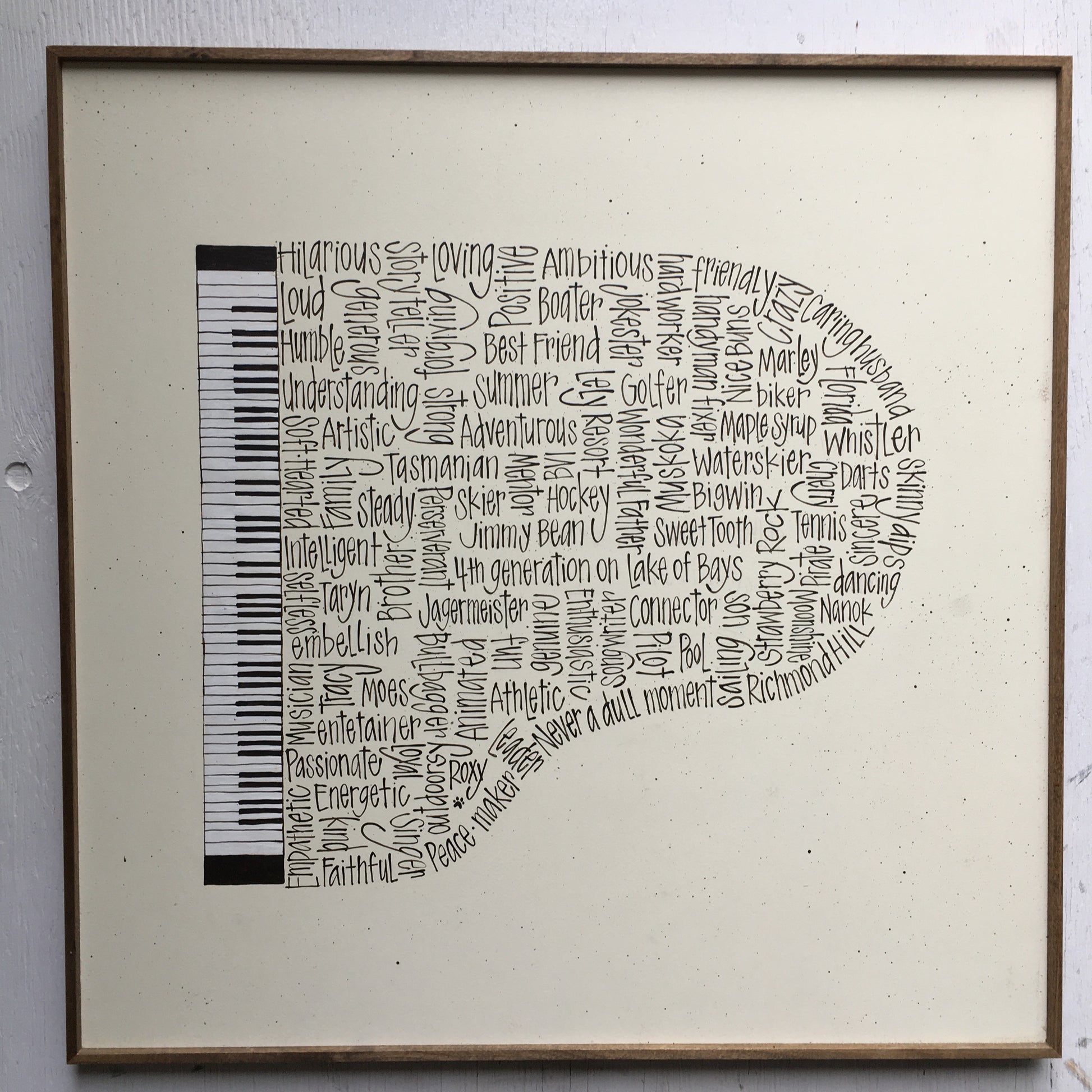 Baby Grand Piano 24x24