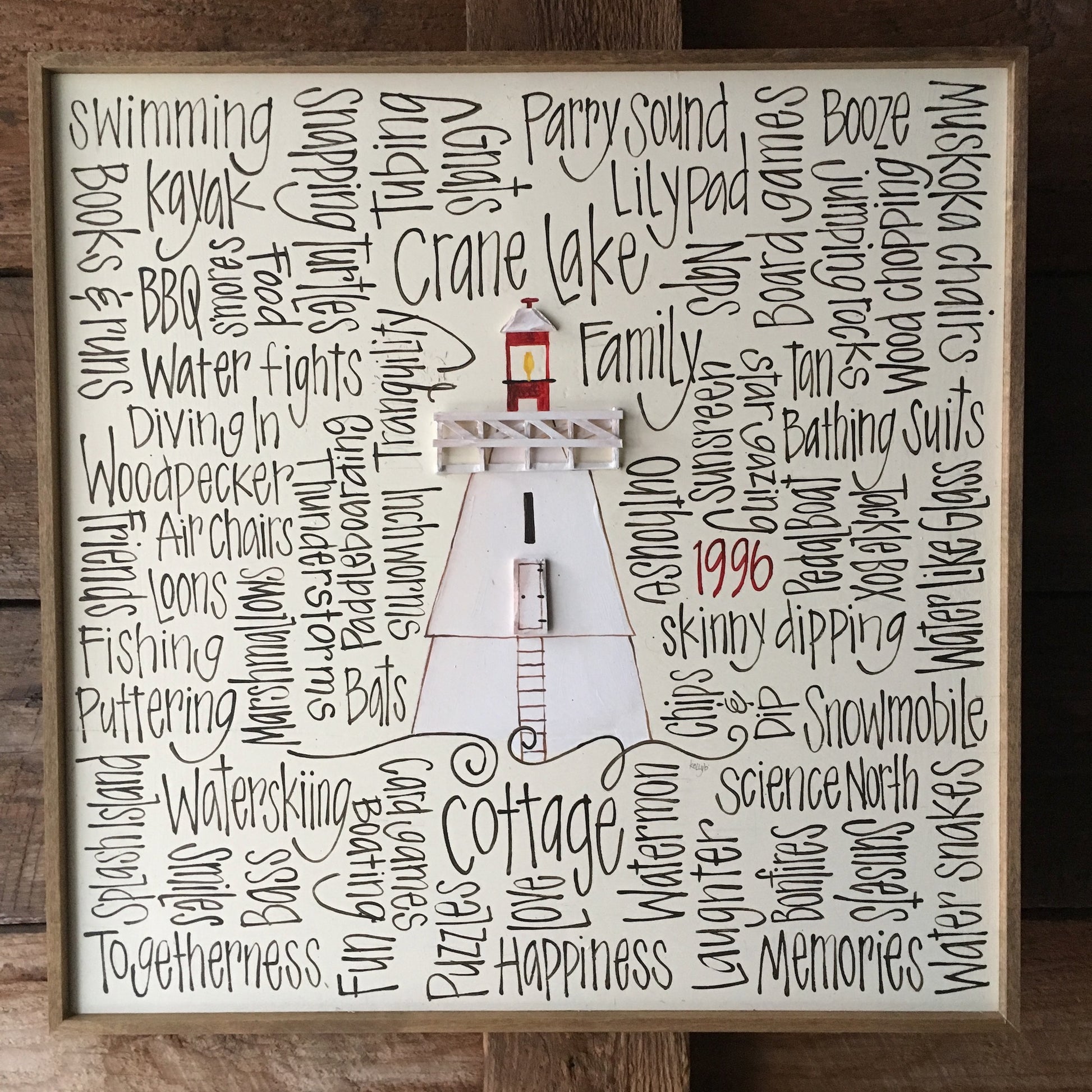 Sweet Rosseau Lighthouse 16x16