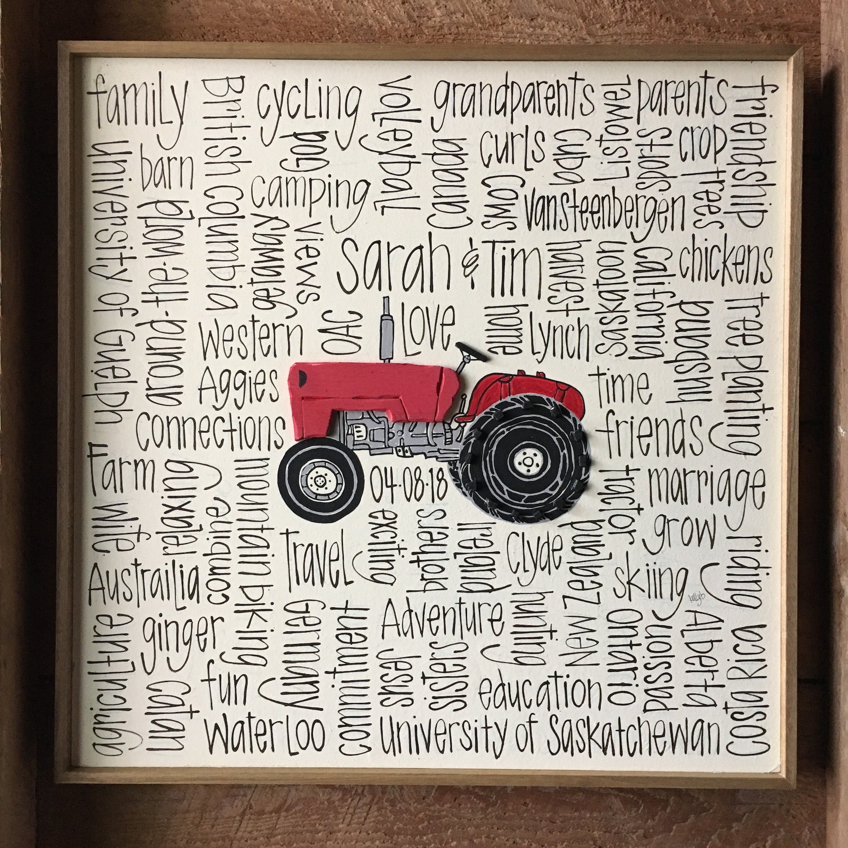 Sweet Tractor 16x16