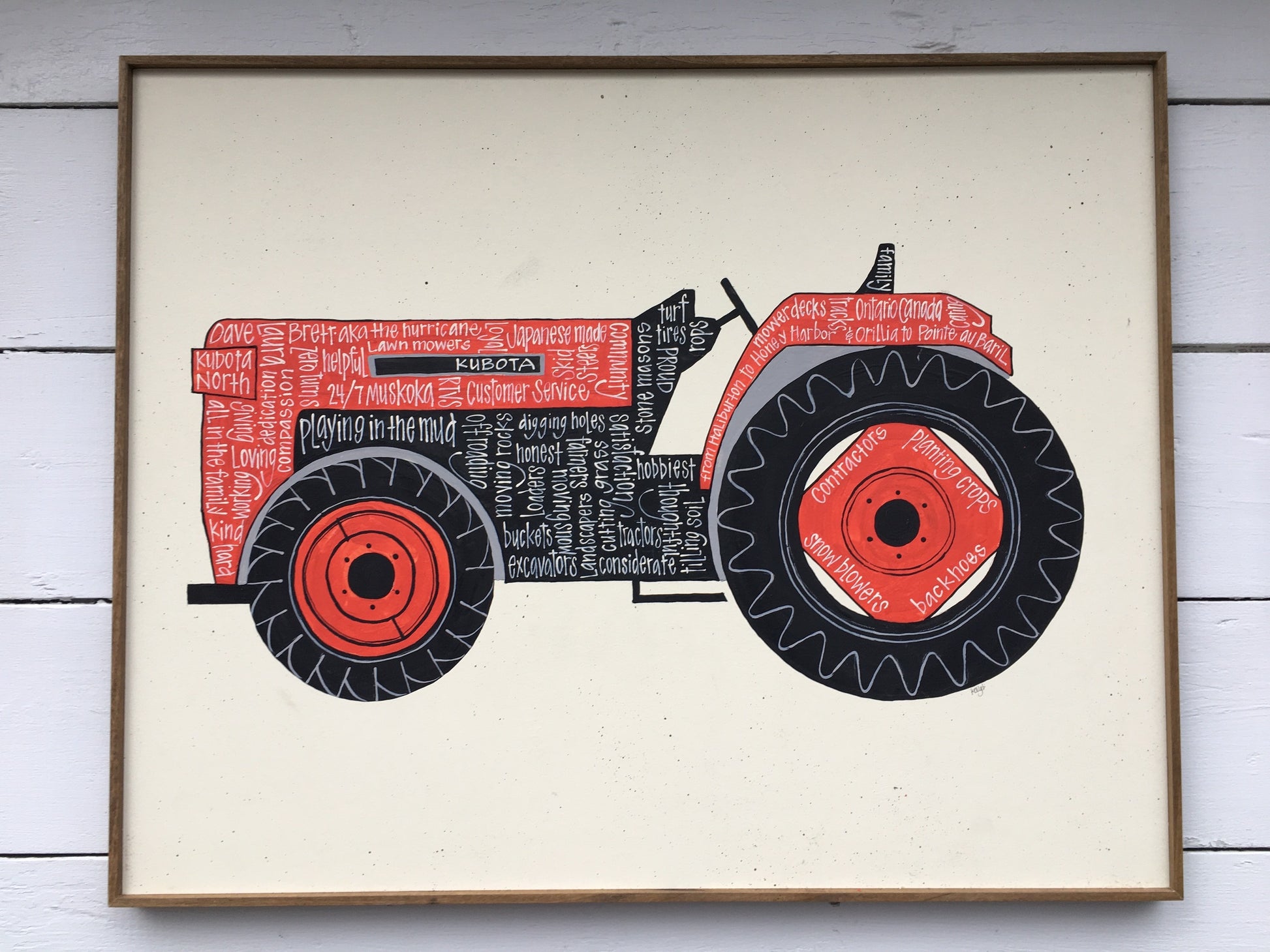 Sweet Tractor Fun 16x24