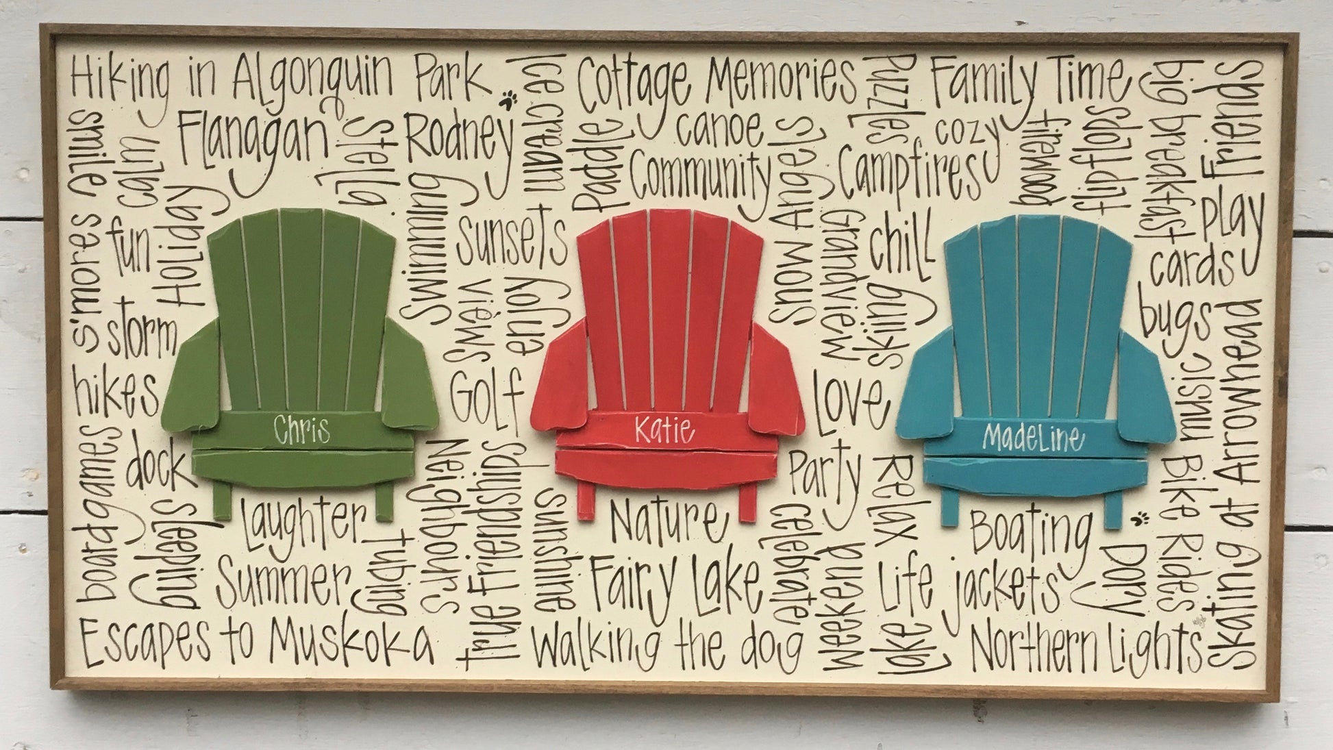 Muskoka Row Trio 16x30