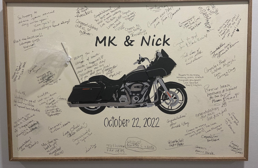 Custom Wedding Guest Book 16x24
