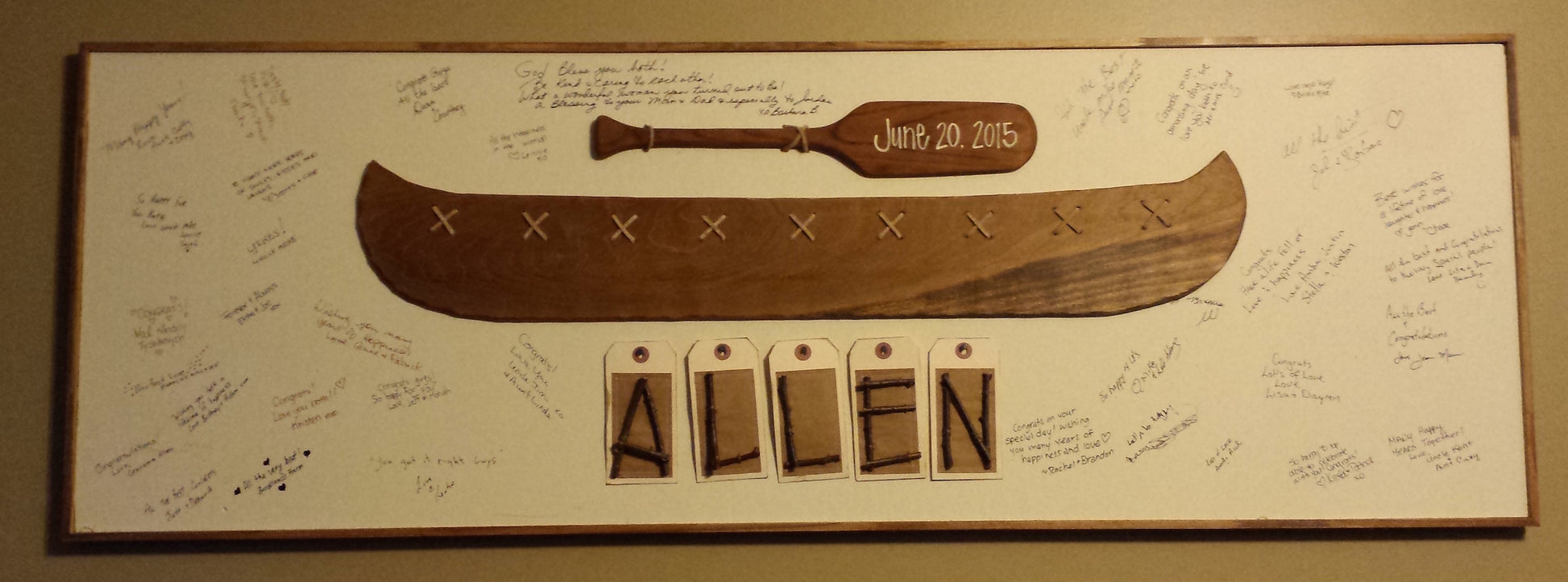 Cottage Guest Book 16x48