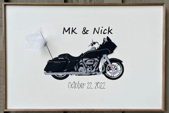 Custom Wedding Guest Book 16x24