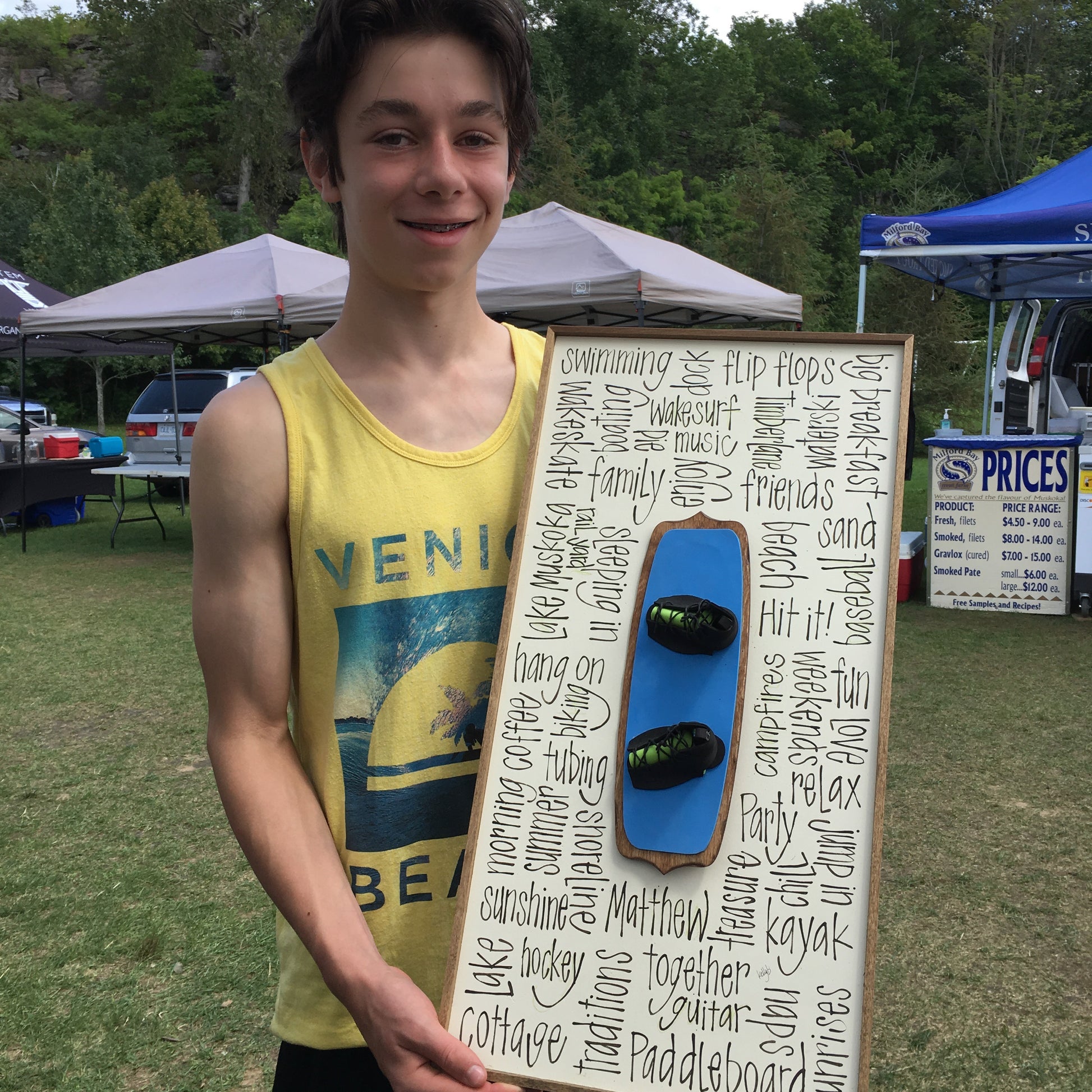 Wakeboard Love 12x24