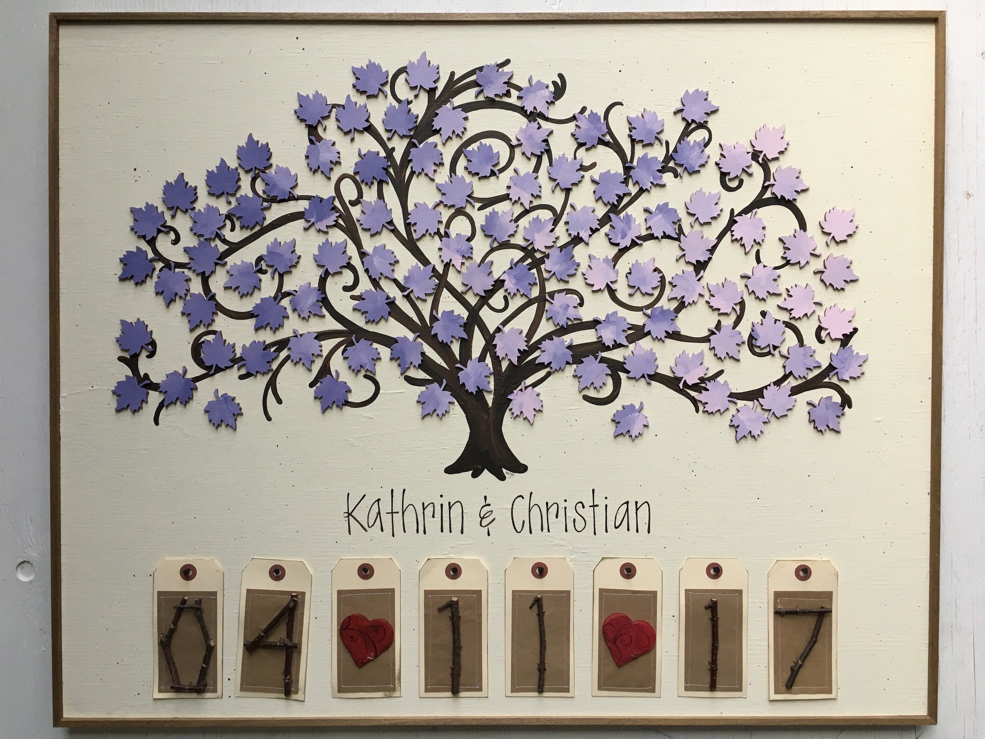 Guest Book Tree in Leaf 24x30